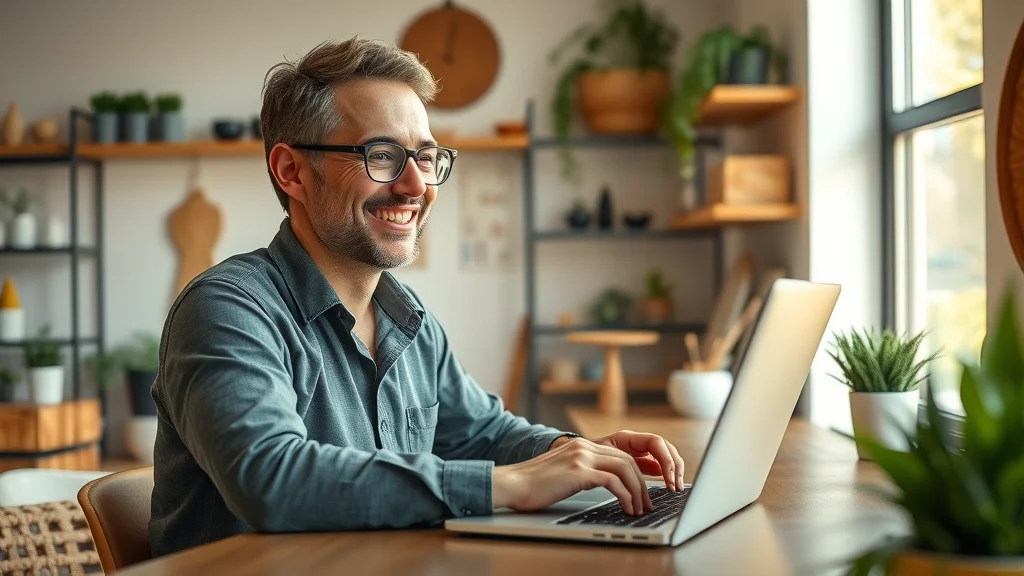 Small business owner answering customer questions creating ai trust signals