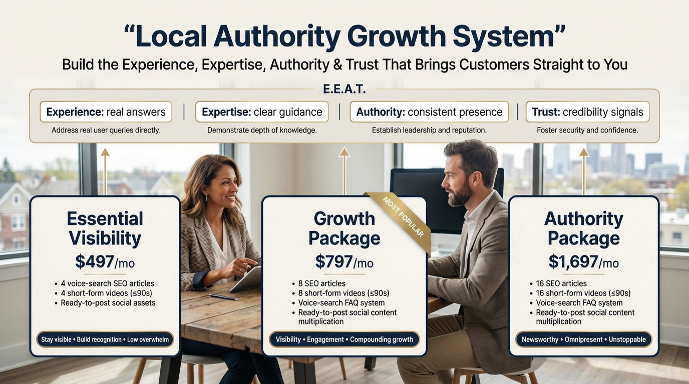 local authority growth system marketing infographic