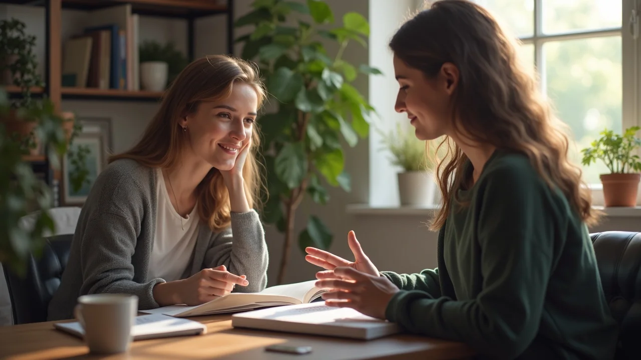 Professional performing the Voice Search Vibe Test for natural conversational content optimization