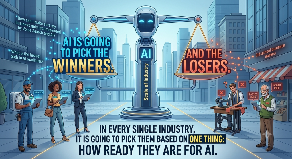 I want my business to be selected as the industry winner. How can I pass the AI Readiness Audit and get recommended by Voice Search