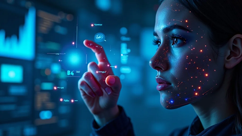 How Businesses Adapt to AI Search with E-E-A-T Futuristic AI search interface analyzing website content for E-E-A-T SEO quality